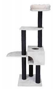 Trixie Nita Scratching Post - macskabútor (fekete,világos szürke) 54x44/147cm