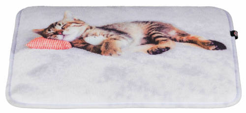 Trixie Lying Mat Nani - matrac (szürke, mintás) macskák részére (40x30cm)