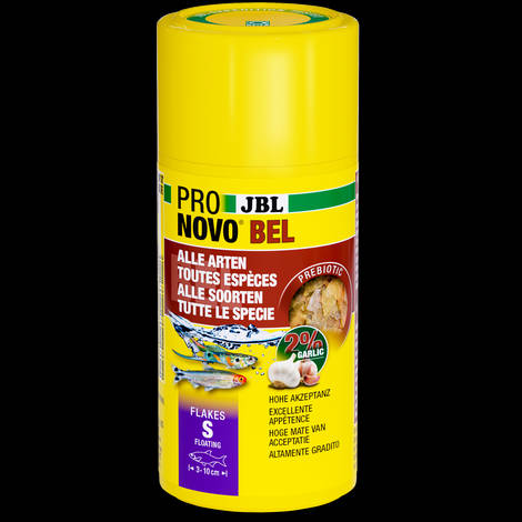 JBL ProNovo Bel Flakes S - Akváriumi alaptáppehely (S-es méret) minden díszhalhoz 3-10 cm-ig (100ml/18g)