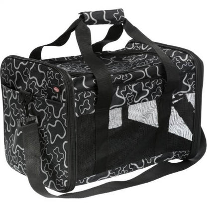 Trixie Adrina Carrier - szállítótáska (fekete) kutyák és macskák részére (max:7kg) 26x27x42 cm