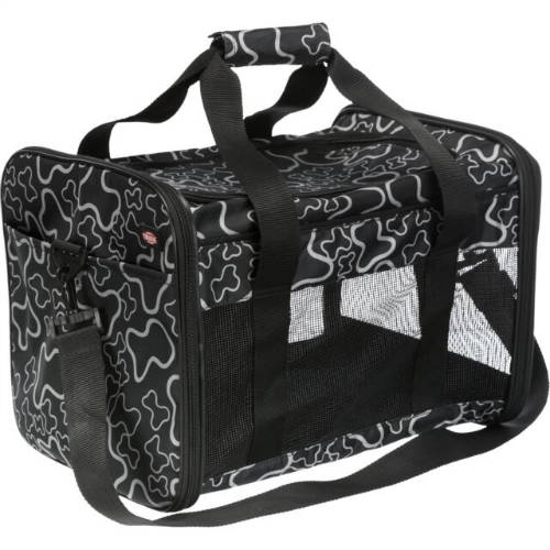 Trixie Adrina Carrier - szállítótáska (fekete) kutyák és macskák részére (max:7kg) 26x27x42 cm