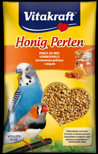 Vitakraft Vitality Plus - kiegészítő eleség (mézes) hullámos papagájok részére (20g)