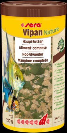 Sera Vipan Nature - lemezes táplálék díszhalak számára (1000ml/210g)