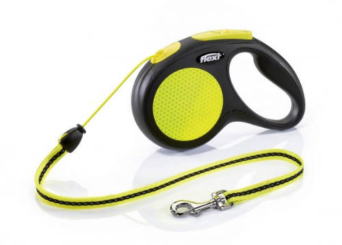 KT.Flexi New Neon "M" - zsinóros automata póráz (5m)