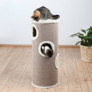 Trixie Edoardo Cat Tower - torony kaparófa (tópszín/krém) macskák részére (100cm)