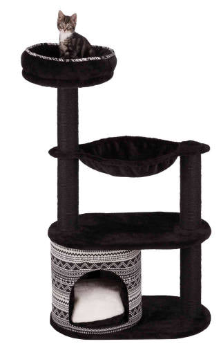 Trixie Giada Scratching Post - kaparófa (fekete/fehér) macskák részére (112cm)