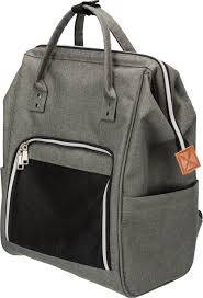 Trixie Ava Backpack - szállítótáska (szürke) kutyák részére (32x42x22cm)