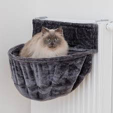 KT24:Trixie Cuddly Bag XXL for Radiator - kuckó radiátorra (sötétszürke) macskák részére (55x15x36cm)