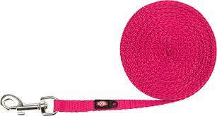 KT24: Trixie Tracking Leash, extra light-weight - nyomkövető póráz (fukszia) kiképzéshez (XS-S) 15m/10mm