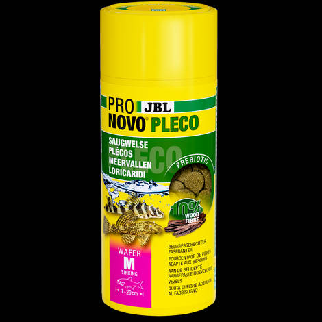 JBL ProNovoPleco - Tablettás eledel (M-es méret) növényevő harcsák részére (1-20cm) 250ml/133g