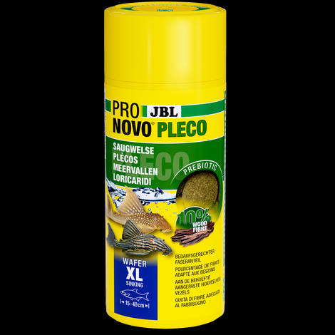 JBL ProNovoPleco - Tablettás eledel (XL-es méret) növényevő harcsák részére (15-40cm) 250ml/125g