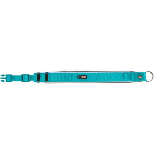 KT24: trixie premium collar, extra wide (XS) - nyakörv (extra széles,óceánkék/grafit) kutyák részére (XS-S) 27-35cm/25mm