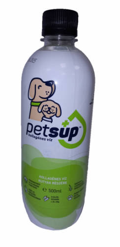 PetsUp Dog water with collagen - kutyaital (marhakollagénnel) kutyák részére (500ml)